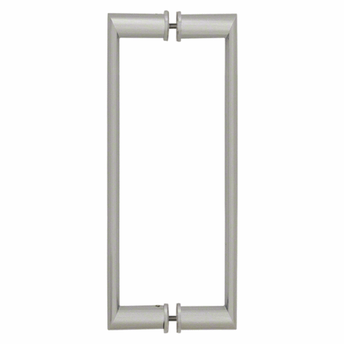CRL 0R18X18BN 18" Brushed Nickel Back-to-Back Oval/Round Towel Bar