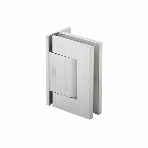 Satin Anodized Oil Dynamic Offset Back Plate Wall-to-Glass Hinge - Hold Open
