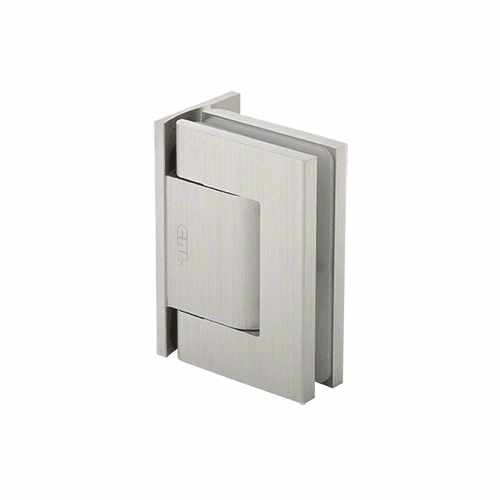 Brushed Satin Nickel Oil Dynamic Offset Back Plate Wall-to-Glass Hinge - Hold Open