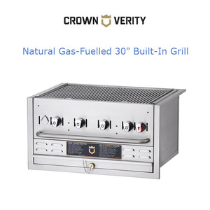 Best Selling Crown Verity MCB-48 Natural Gas Portable Outdoor BBQ Grill /  Charbroiler 