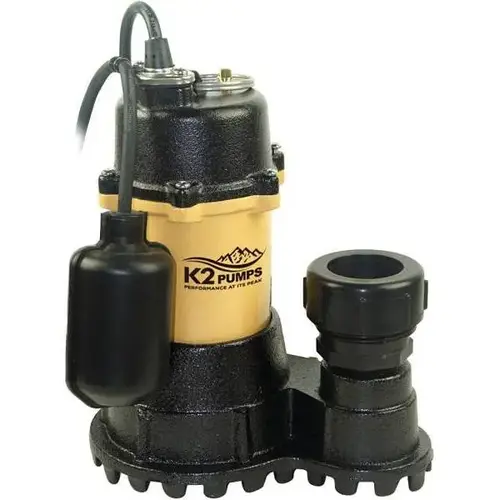1/3 HP Submersible Sump Pump with Tethered Switch 1/3 HP Submersible Sump Pump with Tethered Switch