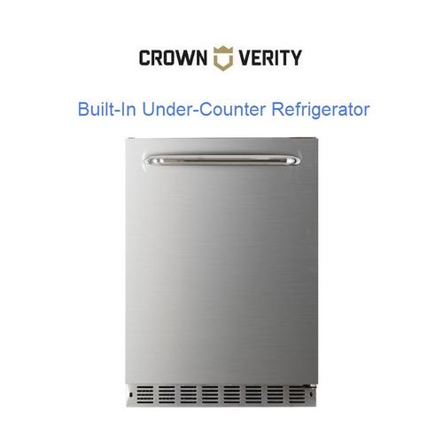 Crown Verity RF-1 Built-In Undercounter Refrigerator (5.44 Cu. Ft. Capacity)