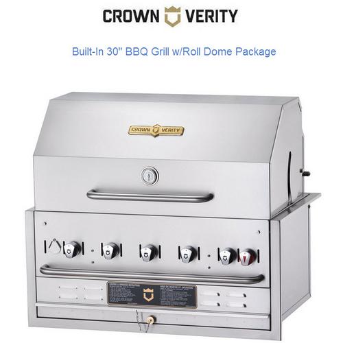 Crown Verity MCB-48LP Propane Mobile Outdoor Charbroiler - 56