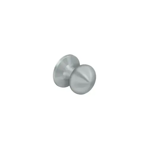 Portland Home Series Mushroom Door Knobset Dummy Brushed Chrome