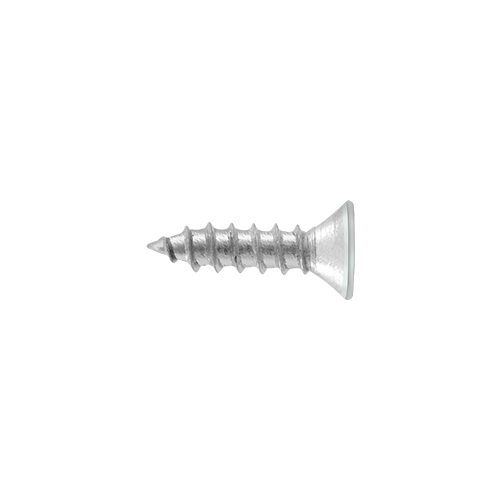 #10, 3/4" Length Flat Head Phillips Drive Wood Screw Steel Prime Coat White