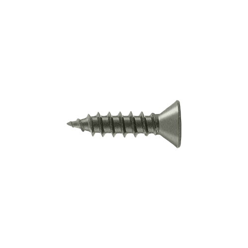 #9, 3/4" Length Flat Head Self Tapping Wood Screw Steel Antique Nickel