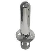 Round Core Mount Friction Fit Spigot, 2205 Polished Stainless Steel