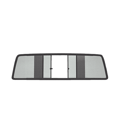 CRL EDV700S Duo-Vent Four Panel Slider with Solar Glass for 1986-1992 Jeep Comanche