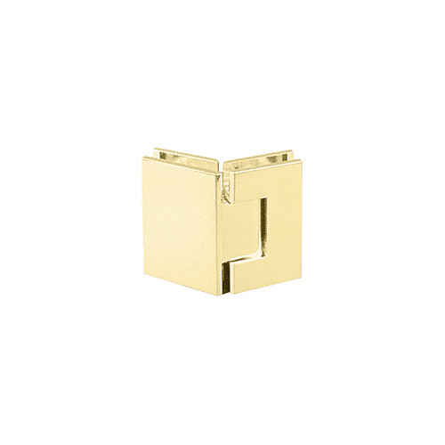 Satin Brass Junior Geneva 045 Series 135 Degree Glass-to-Glass Hinge