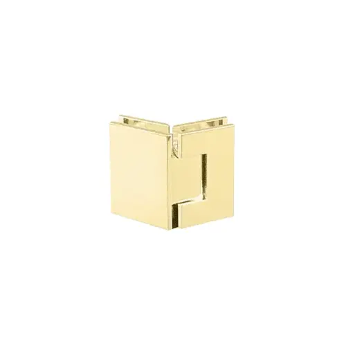 Satin Brass Junior Geneva 045 Series 135 Degree Glass-to-Glass Hinge