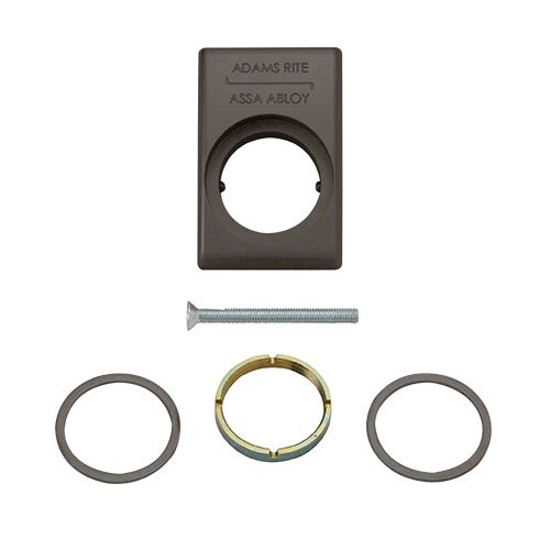 Adams Rite DH86522 Bronze Anodized Mortise Cylinder Mounting Pad