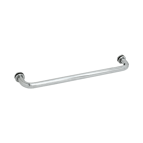 Buy Single-Sided Towel Bar for Glass With Chrome Finish