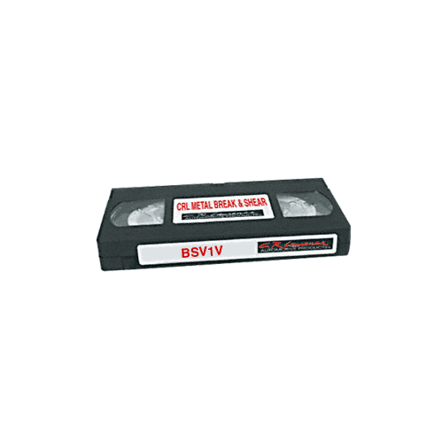 CRL BSV1V VHS Brake and Shear Video Tape