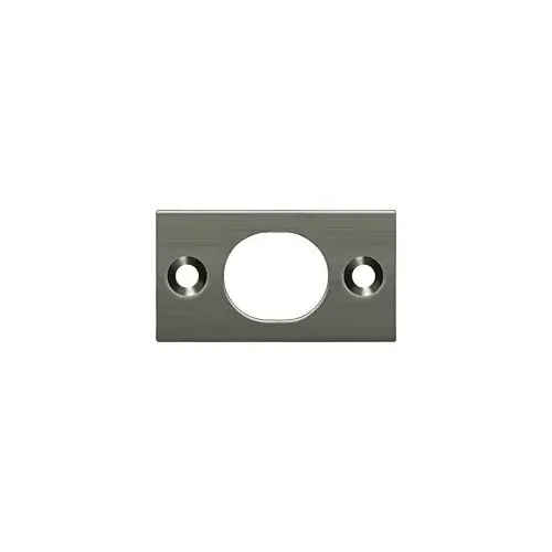 Strike Plate For 6" Flush Bolt in Antique Nickel" - pack of 10