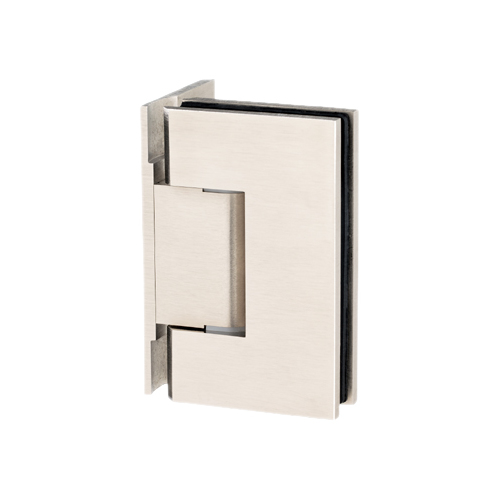 4 Wall Mount with Offset Back Plate Designer Series Hinge w/5 degree Pin Polished Brass