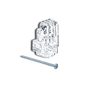 CRL 7WS 1/4 Plastic Mirror Clips and Screws