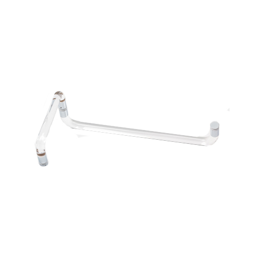 US Horizon TBA-618C-BN 18 Inches Center To Center Towel Bar, 6 Inches Center To Center Handle Acrylic Smooth Towel Bar And Handle Combo Satin-Nickel