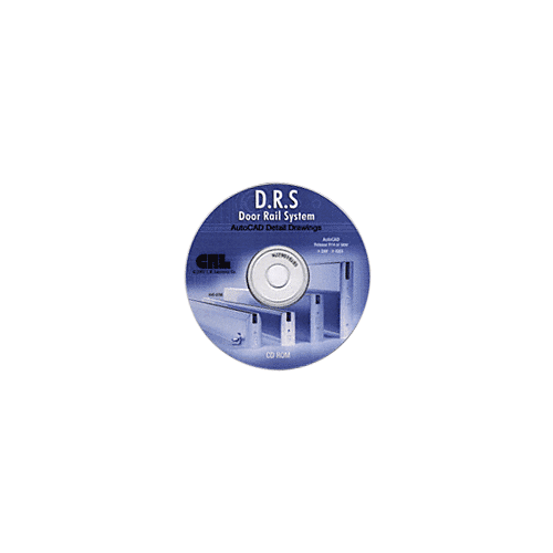 CRL DRS301CD Door Rail Glass Size CD