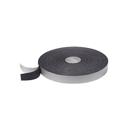 CRL 74418X1BL Black 1/8" x 1" Single Sided Foam Glazing Tape