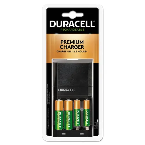 DURACELL 66105 Battery Charger, AA, AAA Battery, Nickel-Metal Hydride Battery, 4 -Battery