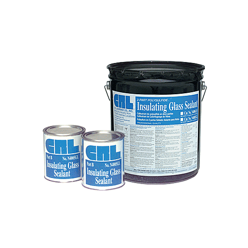 Black Two-Part Polysulfide Insulating Glass Sealant - 5 Gallons