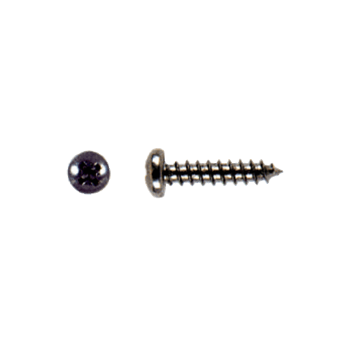 CRL GDHSCBL Black Mounting Screw for Hinges and Magnetic Glass Door Latches
