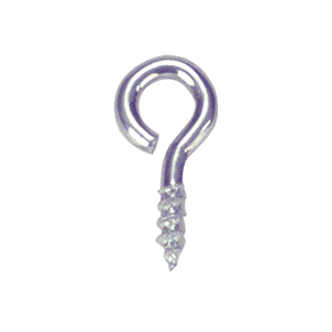 1/8" Eyelet 15/32" Long Screw Eyes