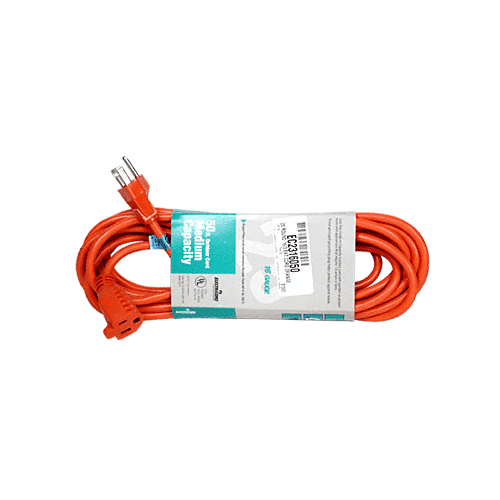 CRL EC2316050 3-Conductor 16/3 Round 50' Extension Cord