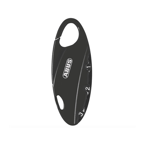 ABUS 151/20 BLACK 15/16 In. 3 Digit Resettable Code BakPac Lock, Black