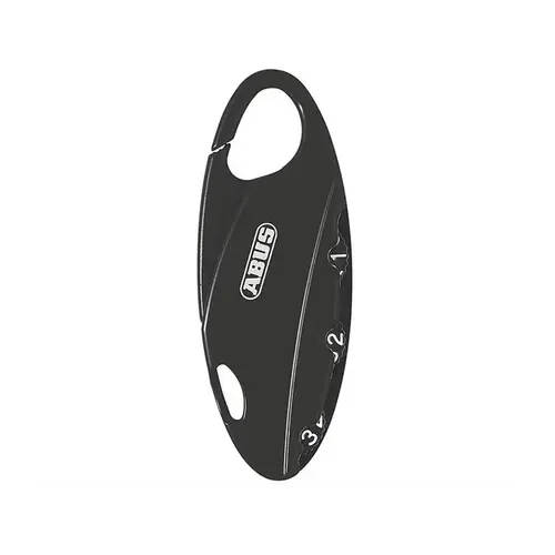 15/16 In. 3 Digit Resettable Code BakPac Lock, Black