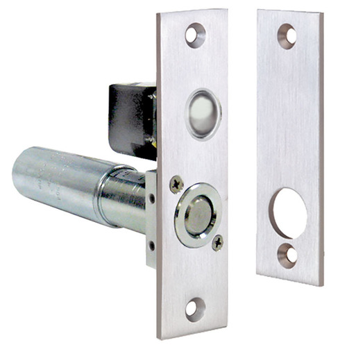 Direct Throw Mortise Bolt Lock with Auto Relock Fail Safe 628 Aluminum Finish