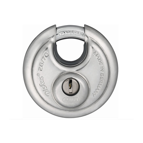 3-3/16 In. Original Diskus Maximum Security Padlock, 7/16 In. Diameter Shackle Keyed Alike to 0146