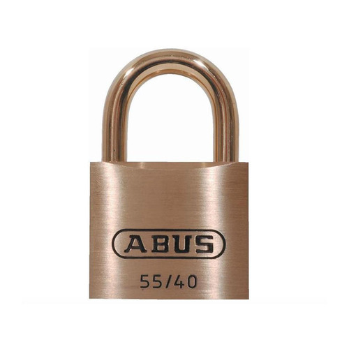 1-1/2 In. Solid Brass Padlock, 1/4 in. Diameter x 27/32 In. Clearance Brass Shackle, KA 5404