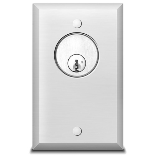 Keyswitch Satin Aluminum Clear Anodized