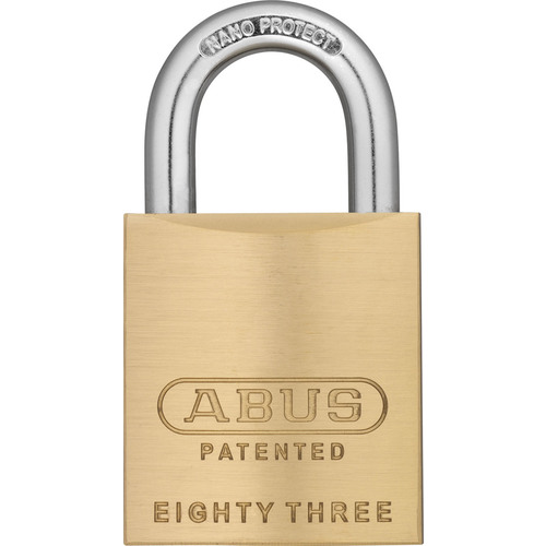 1-7/8 In. Rekeyable Brass Padlock, Without Cylinder
