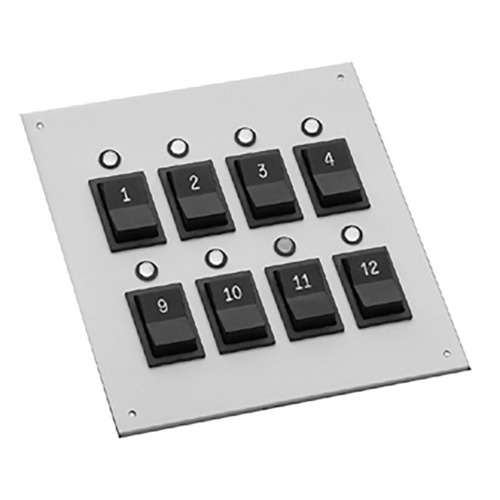 SDC BL8 Modular Control Console, Eight Maintained Switches with LEDs