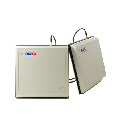 AWID LR-2000HILO-MA-B-U Sentinel Long Range Reader Pair, LR-2000-HiLo Provides Double the Field Range of the LR-2000, Up to 25' Read Range, Not Compatible with LR-911 Tags, Works with LR-2000 tags of 7 form Factors, Ships with ANT-2012 External Antenna, Beige, Logo