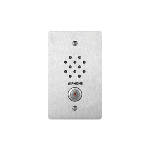 Standard Intercom to IX Series Adaptor, 1-Gang Mount Vandal Proof and Weather Resistant Sub Station, Designed for use with the NEM, NDR and NDRM System, 12 Gauge Stainless Steel