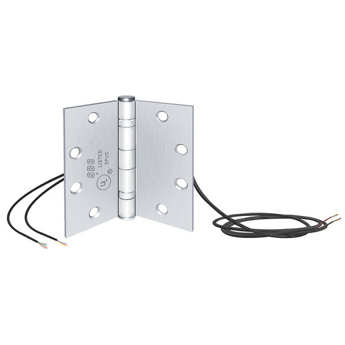 SDC PTH-10Q-DPS Electrified Hinge Satin Stainless Steel