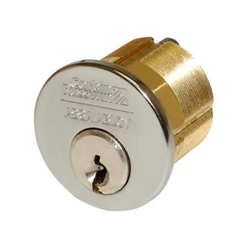 Mortise Cylinder Bright Bronze Clear Coated