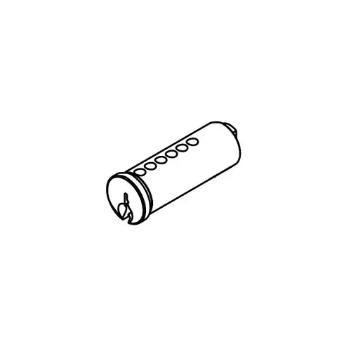 Rim Cylinder Plug Only, Satin Nickel