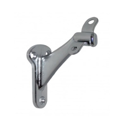 Handrail Bracket, Cast Aluminum, 2-13/16" x 1-1/2" Base, Satin Nickel  - pack of 3