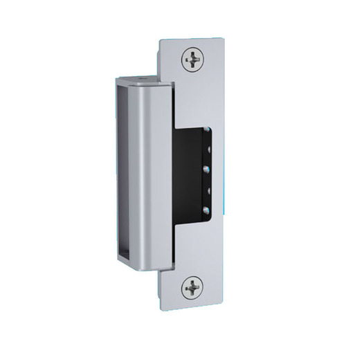 12 / 24 Volt DC Electric Strike Complete Pac for Latchbolt Locks Bright Stainless Steel Finish
