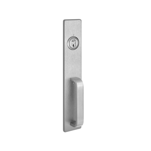 Key Retracting Latchbolt Pull Exit Trim with A Pull Bright Chrome Finish
