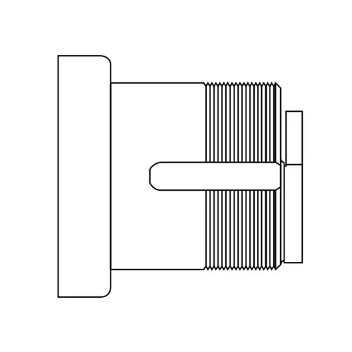 Lock FSIC Mortise Cylinder Satin Chrome