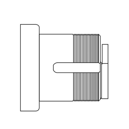 FSIC Standard Cylinder E Keyway Satin Chrome