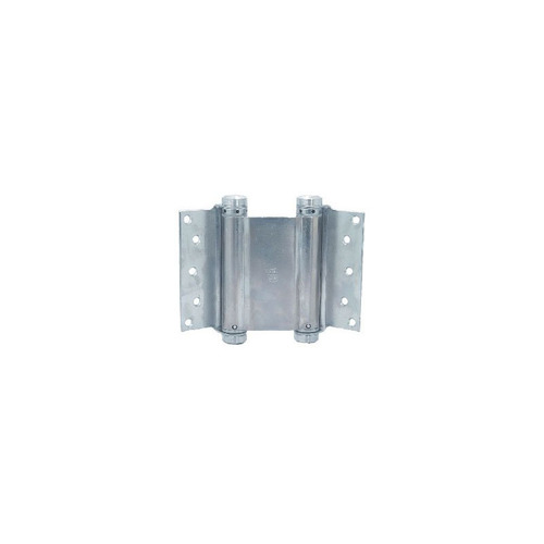 Half Surface Double Acting Spring Hinge, Steel Material, Non-Template, Non-Handed, 5 In. Primed for Painting