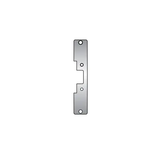 Faceplate for HES 5000 Series Electric Strikes for Cylindrical Locksets Includes Universal Mounting Tabs Bright Stainless Steel