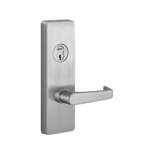 Left Hand Reverse Mortise Key Control C Lever Trim Satin Stainless Steel Finish