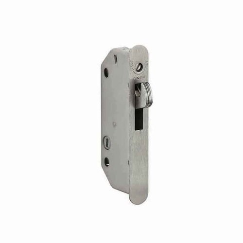 5017 Deadlock/Deadlatch for Wood Doors, Satin Stainless Steel